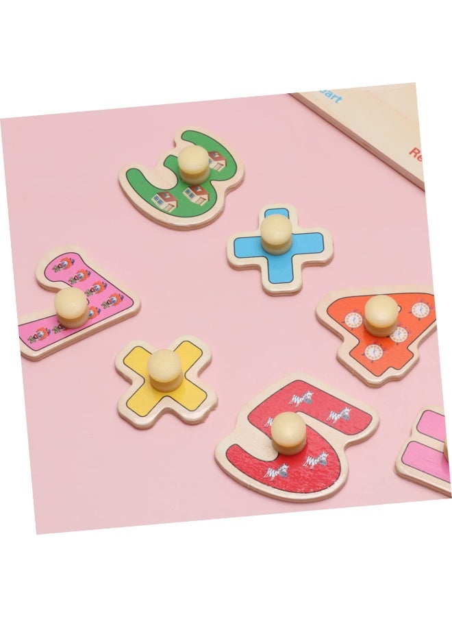 Mordely Wooden Puzzles Number Puzzle Toddlers Puzzles Puzzle Games Puzzles for Kids Math Puzzle - Image 4